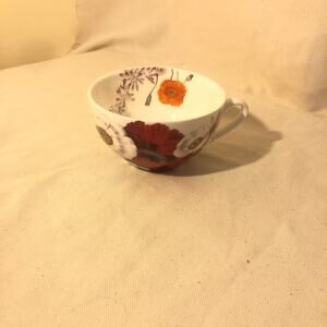 Stechol by Gracie NWOT Red Floral Tea Cup
